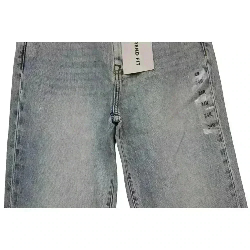 NWT Willow Root Buckle Jeans Size 24 The Vintage Dad Denim High Rise Light Wash - Picture 9 of 14